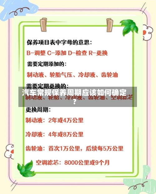 汽车常规保养周期应该如何确定？-第2张图片