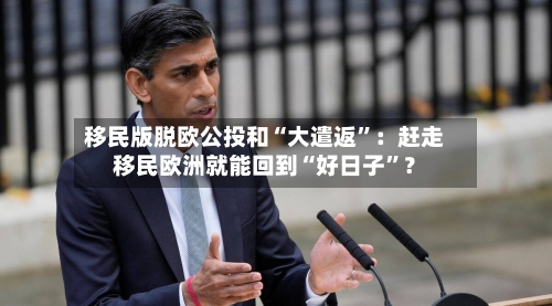 移民版脱欧公投和“大遣返”：赶走移民欧洲就能回到“好日子”？-第2张图片