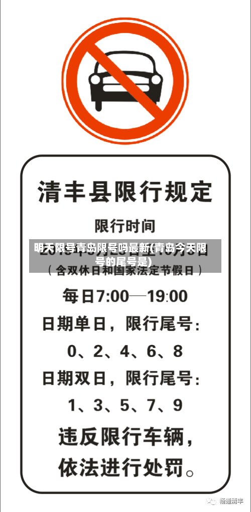 明天限号青岛限号吗最新(青岛今天限号的尾号是)-第2张图片