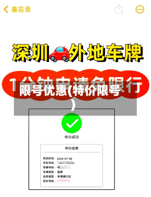限号优惠(特价限号)-第2张图片