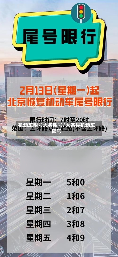 机动车限号大名限号/大名县机动车限号-第3张图片