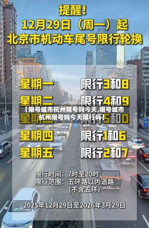 【限号城市杭州限号吗今天,限号城市杭州限号吗今天限行吗】-第2张图片