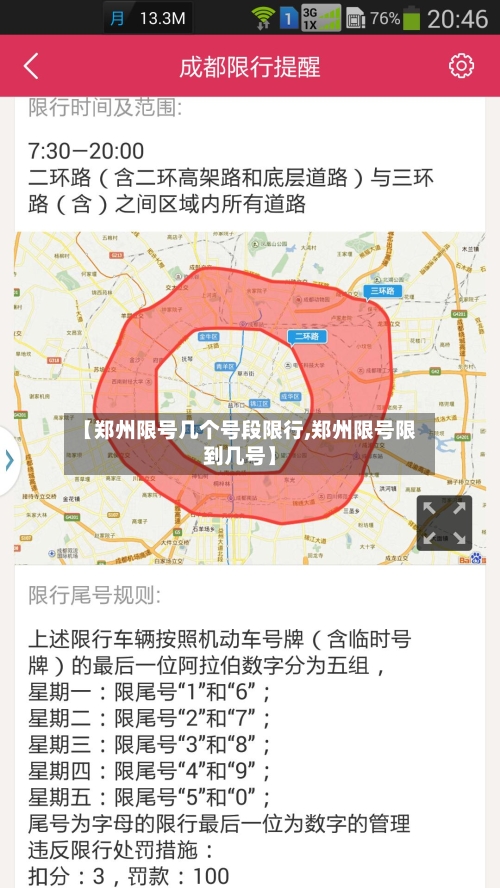 【郑州限号几个号段限行,郑州限号限到几号】-第2张图片